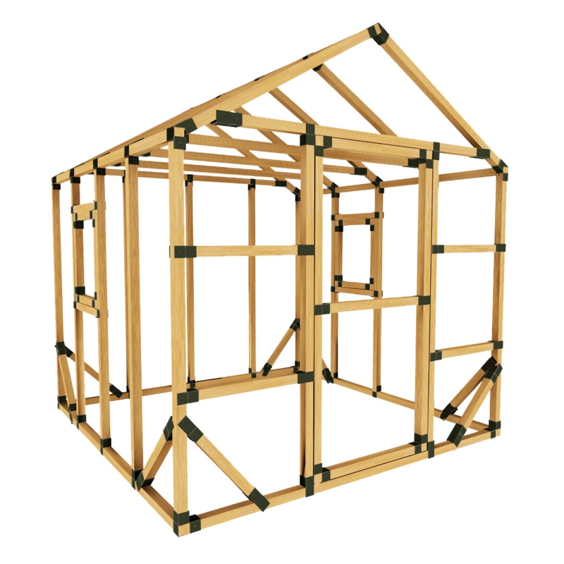 E-Z Frames 96'' W x 96'' D Indoor / Outdoor Playhouse