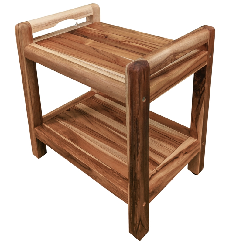 Earthy Teak Classic Teak Shower Bench