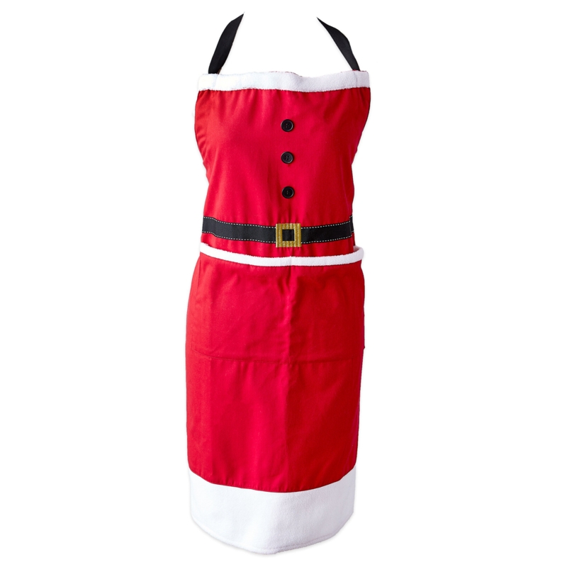 Edgecumbe Christmas Cotton Bib Apron