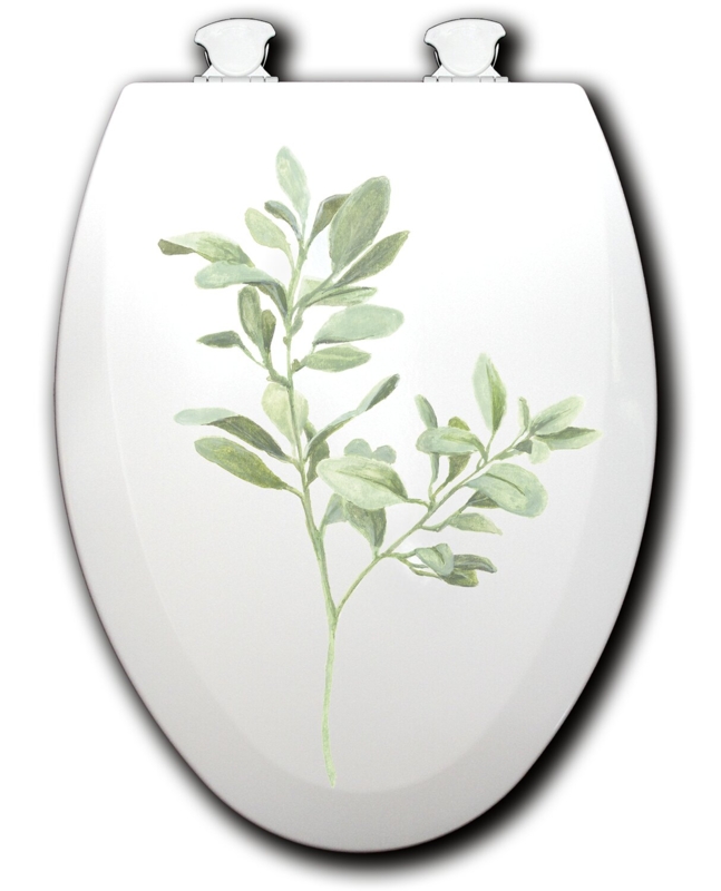 Elongated Toilet Seat and Lid