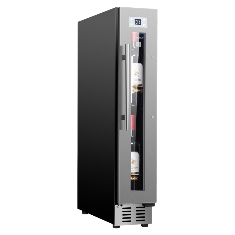 Equator 9-Bottle Wine Cooler Refrigerator w/7 LED Light Freestanding/Built-in Single Temperature