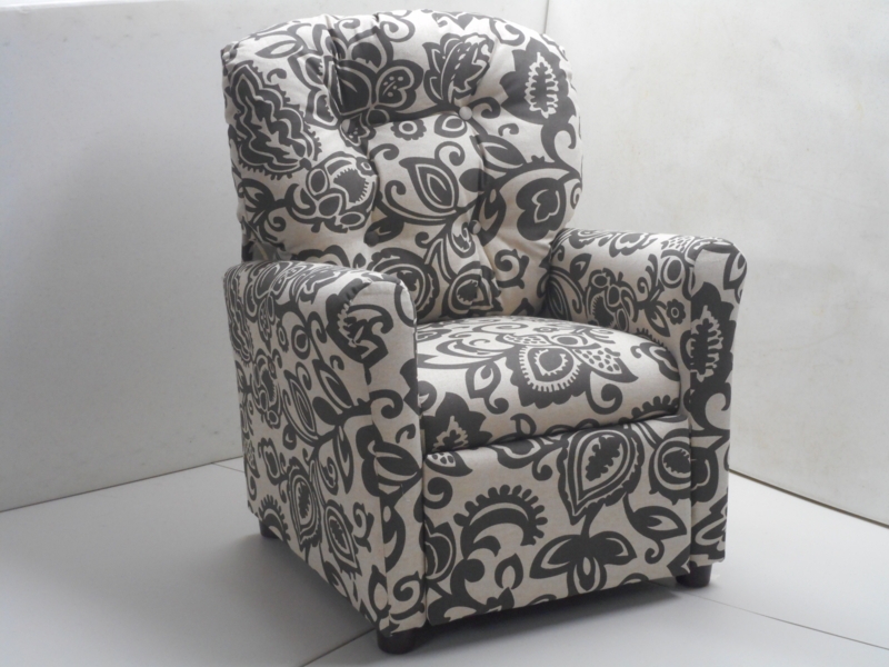 Estee Kids 14'' Recliner Chair and Ottoman