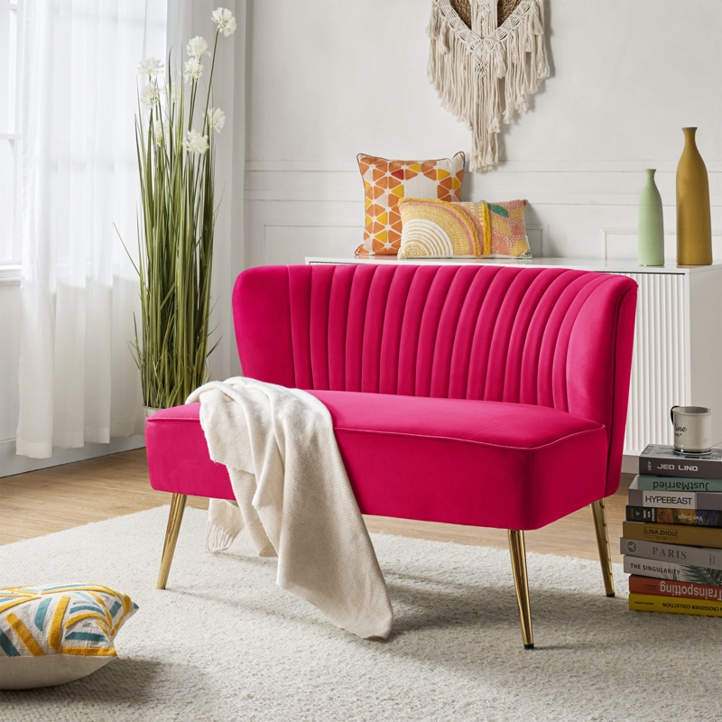 Euclid 47'' Velvet Loveseat