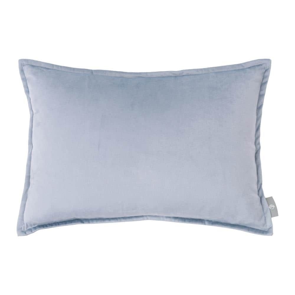 EverGrace Haven Dutch Velvet Lumbar 20 in. x 14 in. Cloud Blue