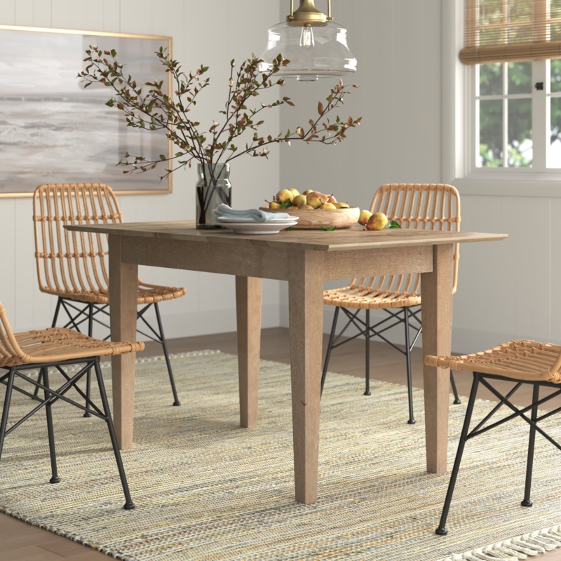 Extendable Solid Wood Dining Table