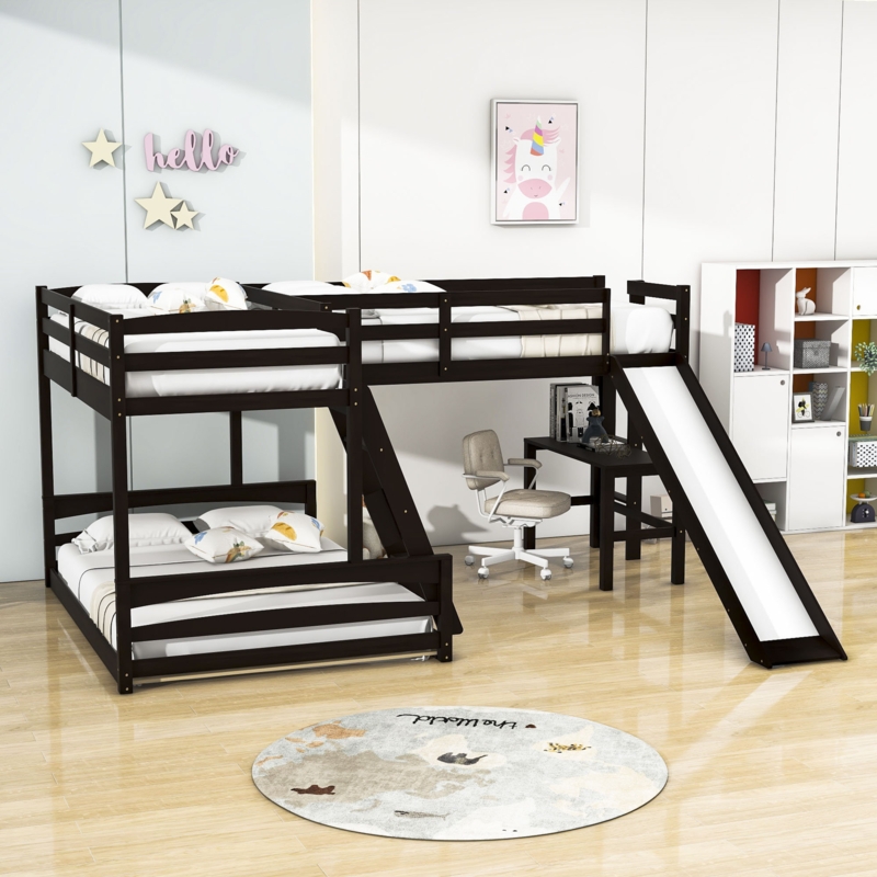 Fakete Kids Twin Over Full Bunk Bed