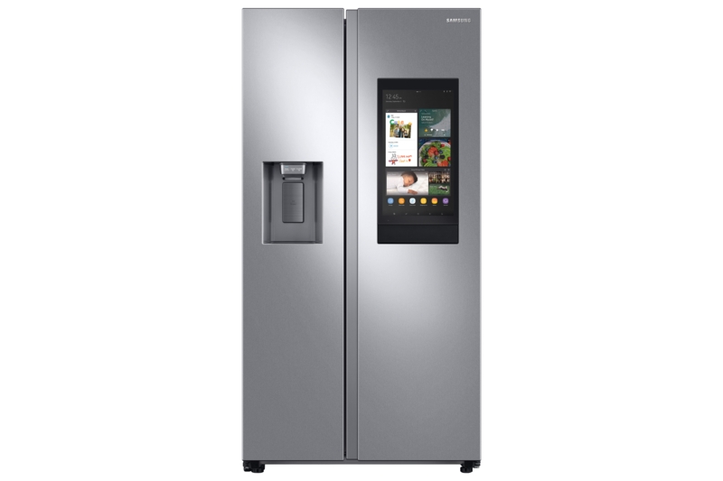 Family Hub Side-by-Side Refrigerator with Touch Screen