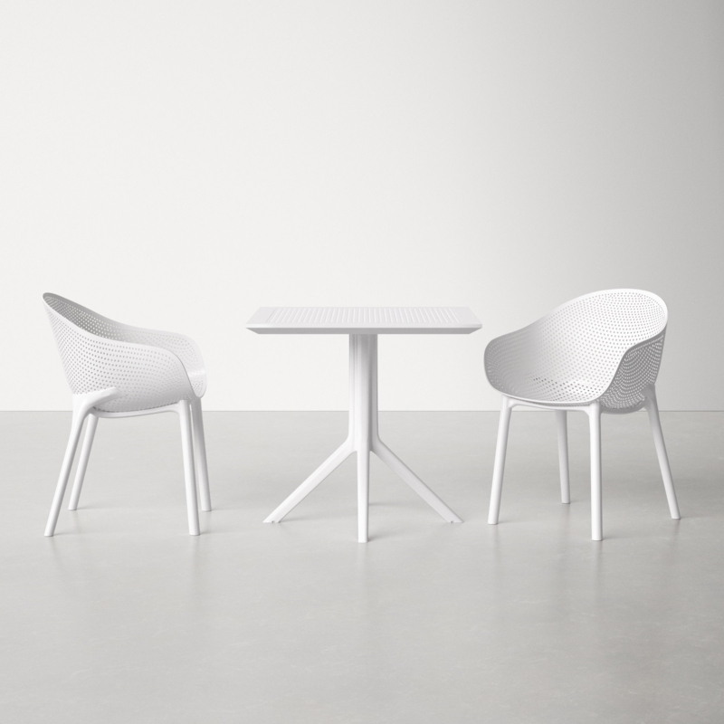 Farrah 2 - Person Square Outdoor Dining Set