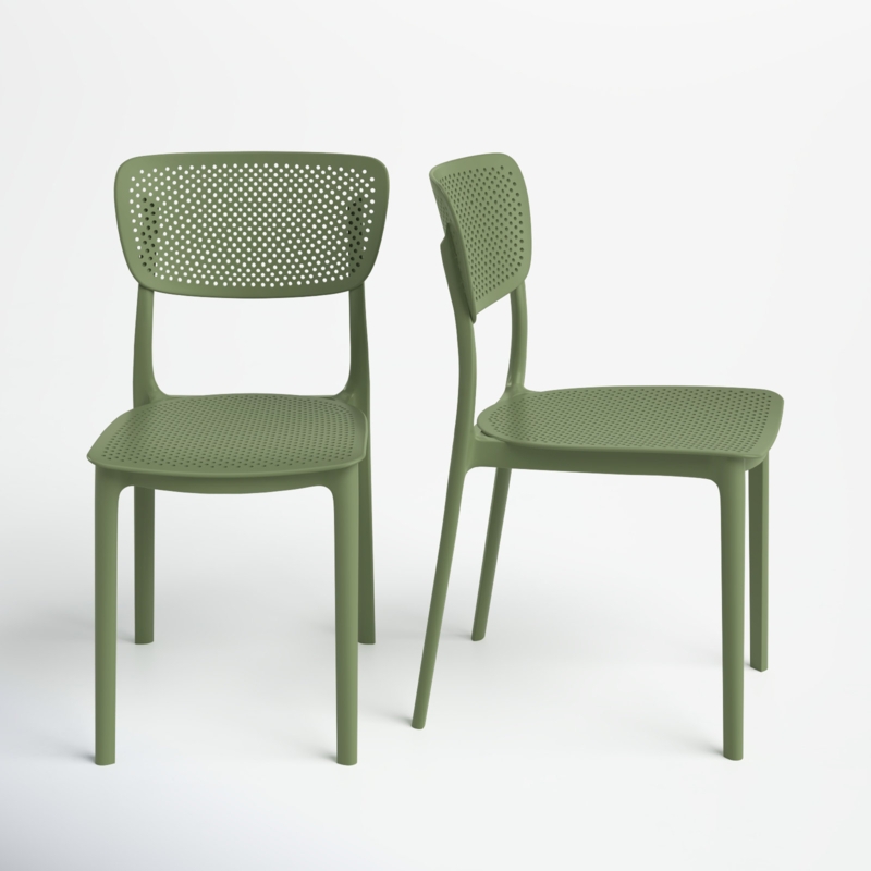 Farrah Stacking Patio Dining Side Chair