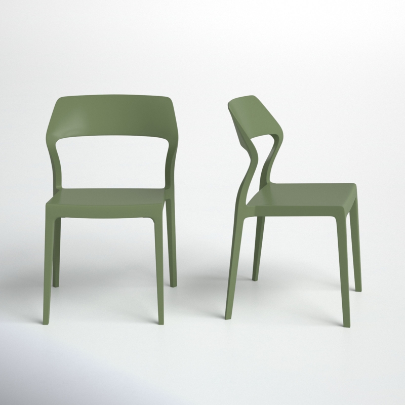 Farrah Stacking Patio Dining Side Chair