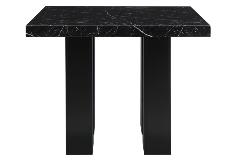 Faux Marble Top Dining Table