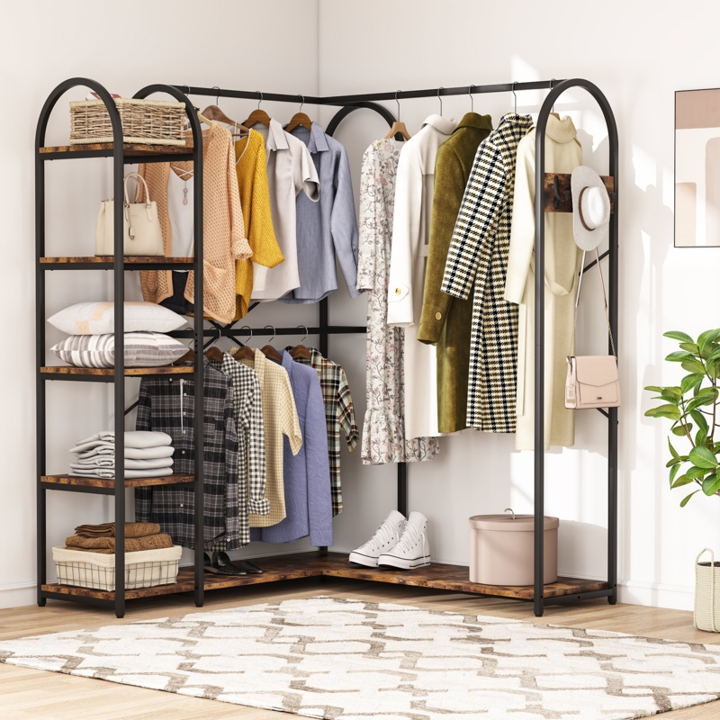 Felic 55.51'' Metal Clothing Rack