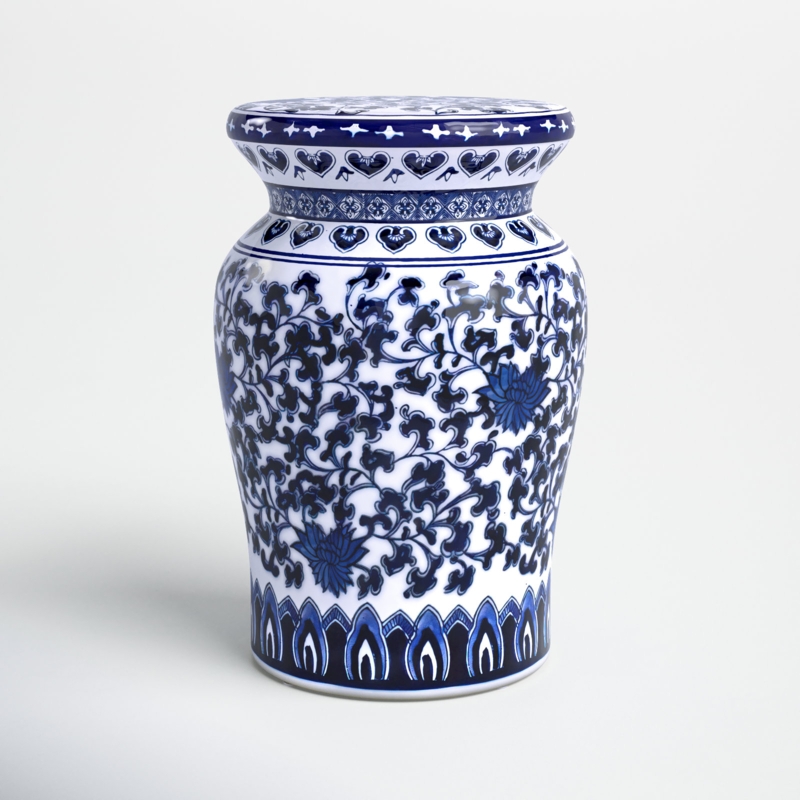 Fieldman Ceramic Accent Stool