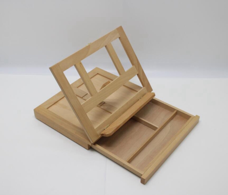 FixtureDisplays Folding Adjustable Wood Flipchart Easel