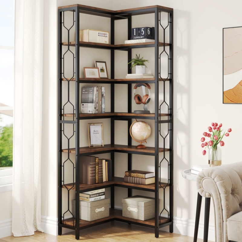 Floki Corner Bookcase