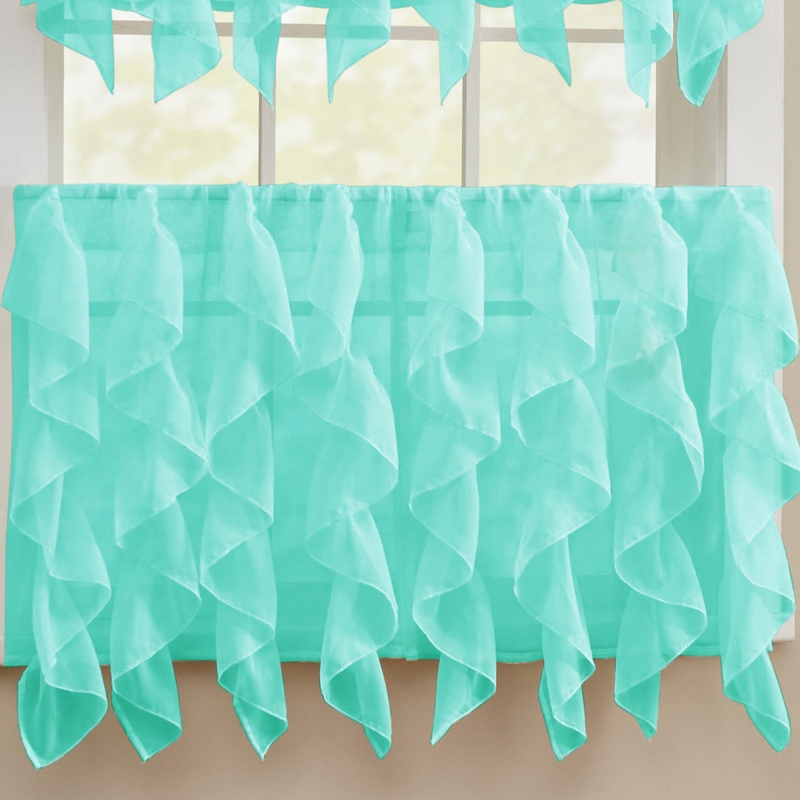 Frye Ruffled 28'' W Cafe Curtain