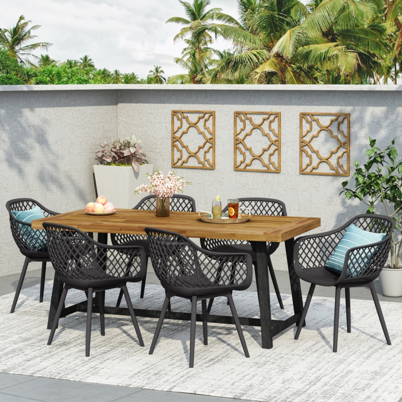 Furman 6 - Person Rectangular Outdoor Dining Set