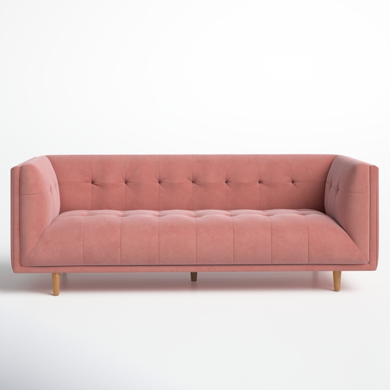 George 82'' Velvet Sofa