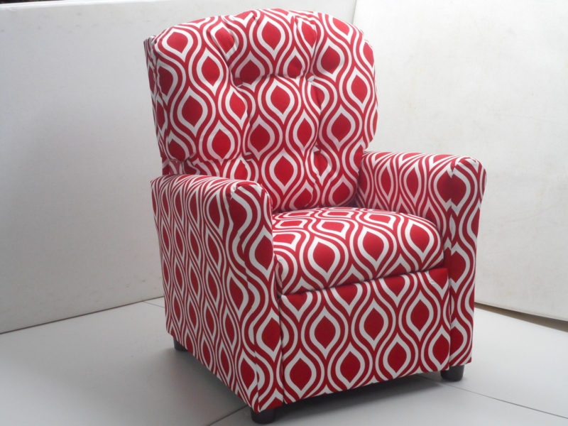 Gisli Kids 14'' Recliner Chair and Ottoman