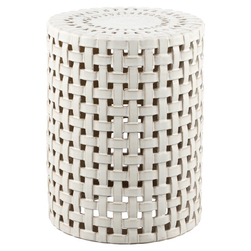 Gonde Ceramic Accent Stool
