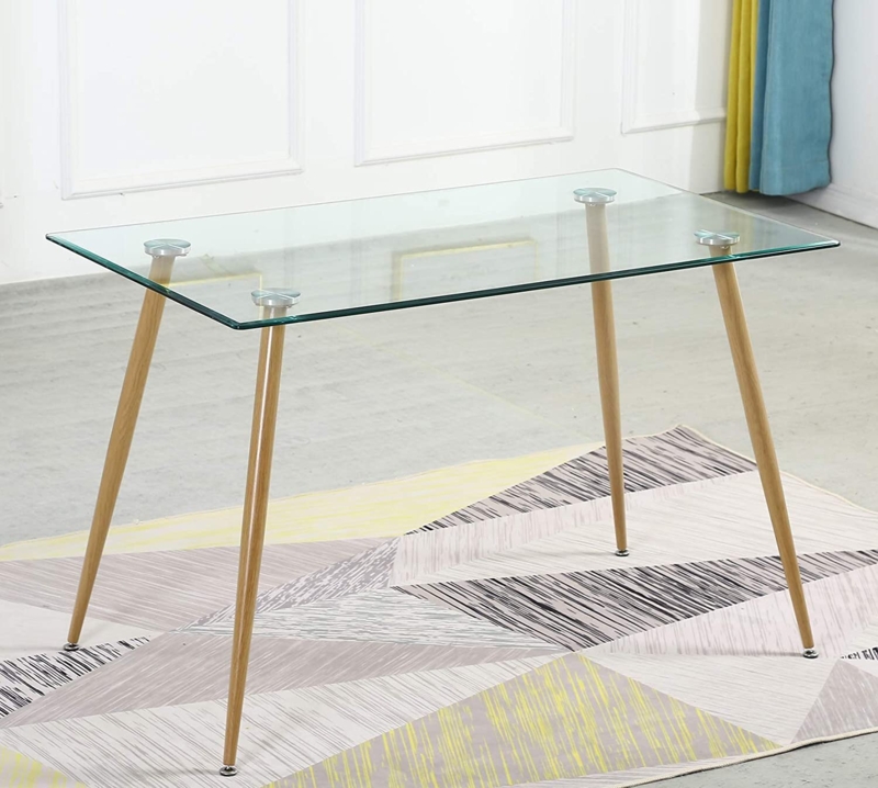 Goufes Glass Top Dining Table