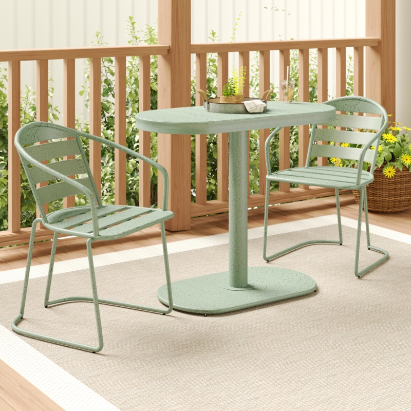 Gunner 2 - Person Oval Outdoor Dining Set
