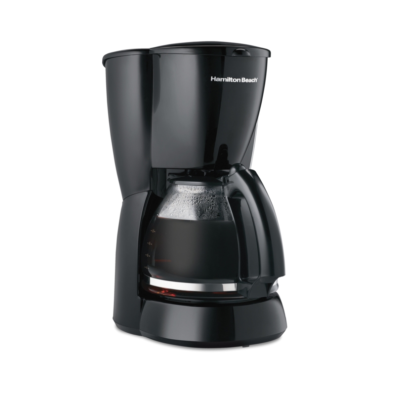 Hamilton Beach 12 Cup Coffee Maker Glass Carafe  Black