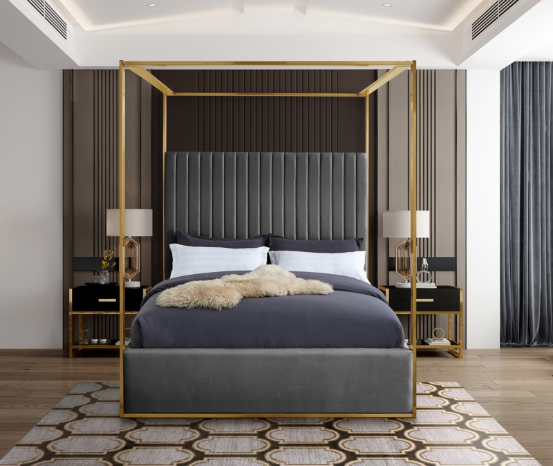 Heersa Velvet Bed
