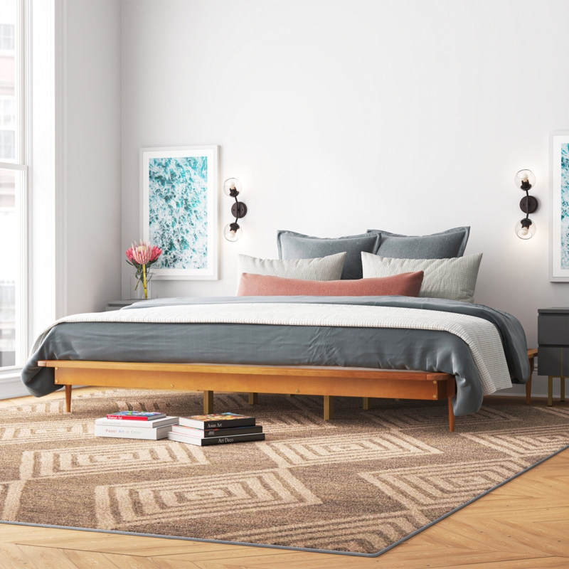Henline Solid Wood Bed