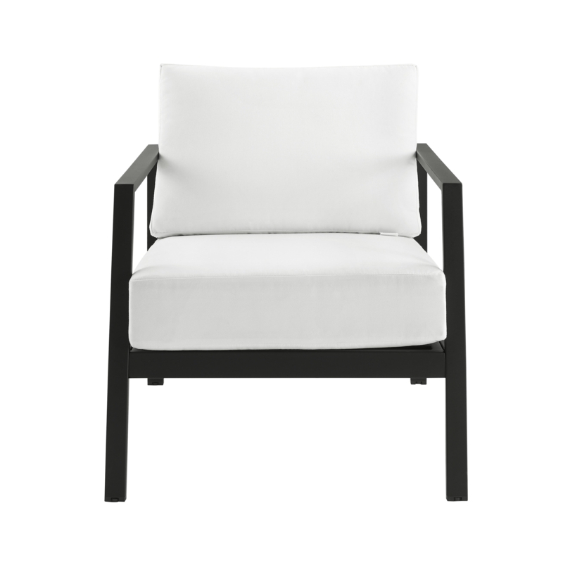 Holland Outdoor Aluminum Chair with Sunbrella Cushions