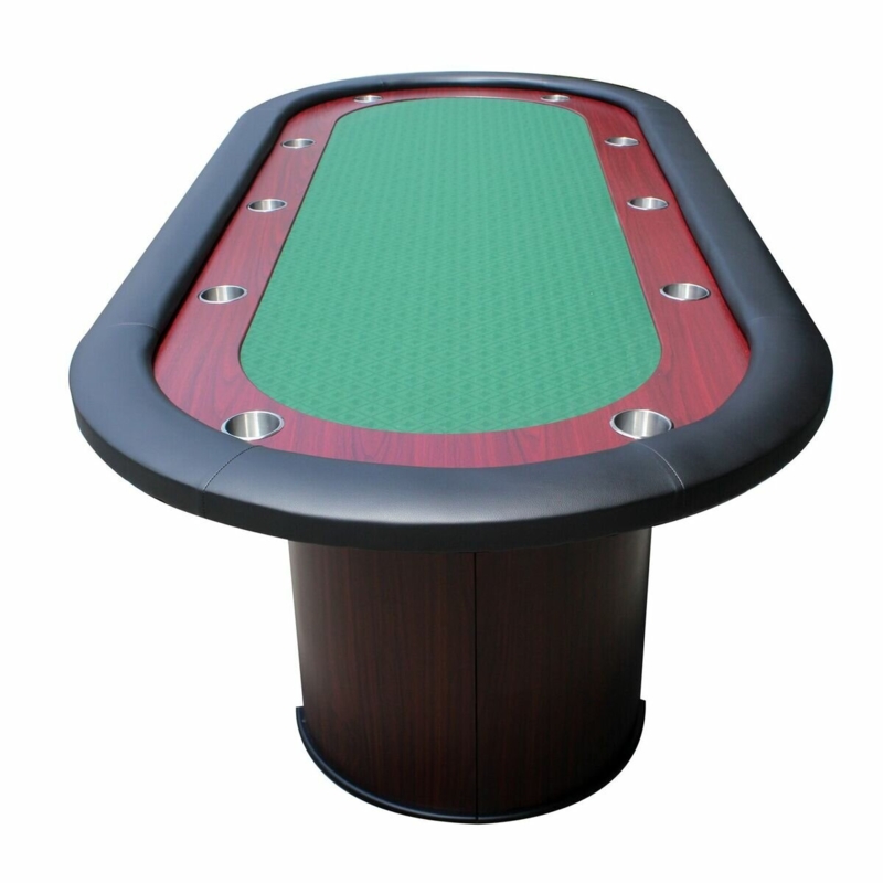 IDS Online Corp 96'' 10 - Player Foldable Poker Table