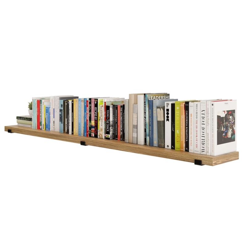 Ilkan Paulownia Floating Shelf