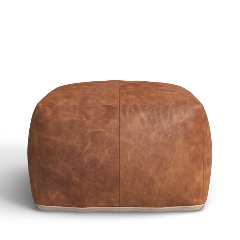 Imes Leather Pouf