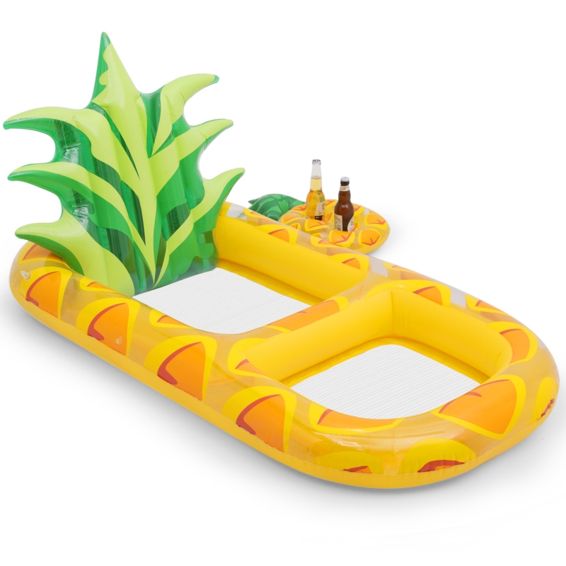 Inflatable Swimming Pool Lounger Pineapple Shape Float