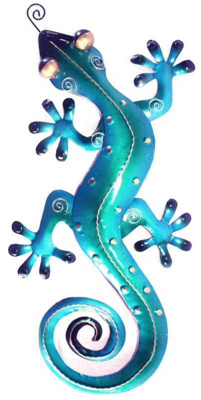 Iron Gecko Wall Dcor