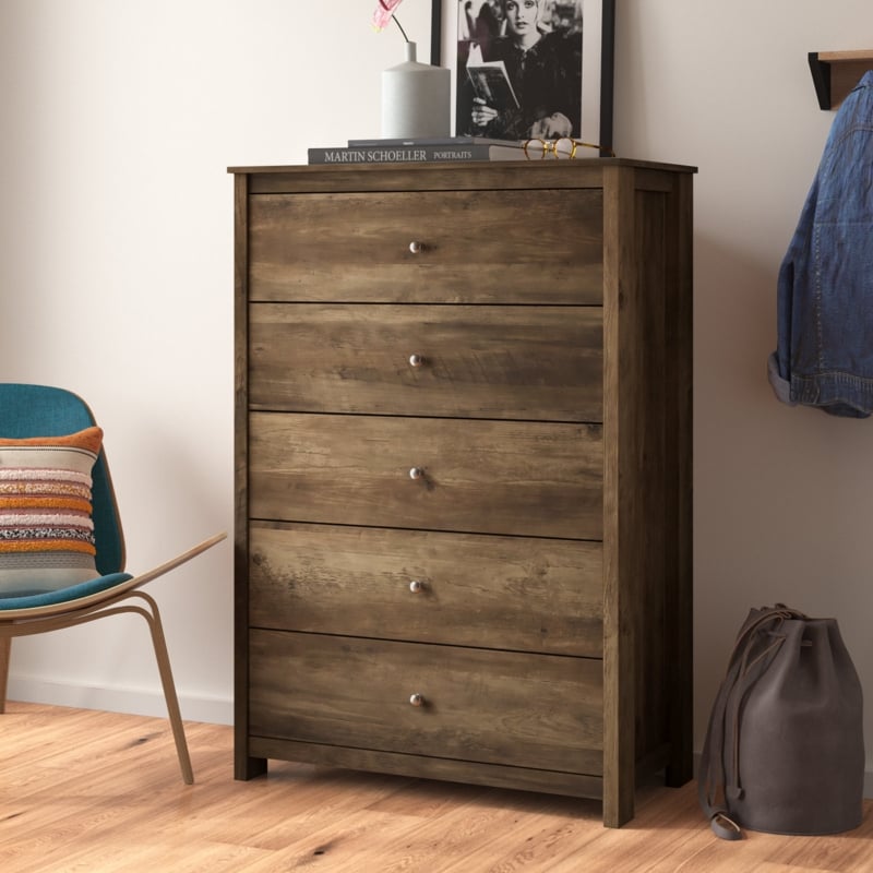 Isenbert 5 Drawer 31.5" W Chest