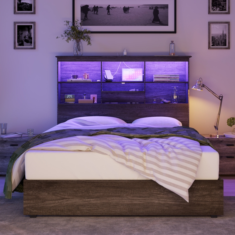 Izena Bookcase Bed