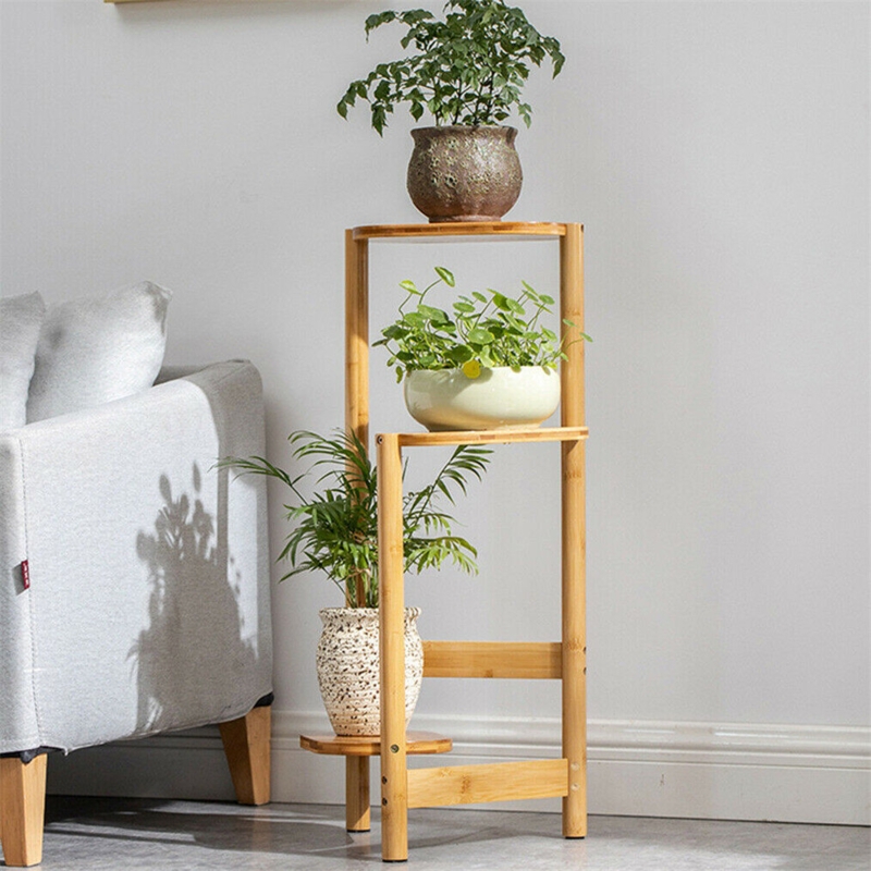 Jahquel Wood Weather Resistant Plant Stand