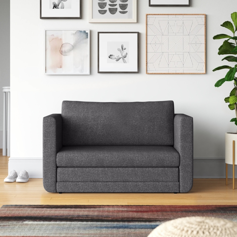 Jalyn Twin 50'' Upholstered Loose Futon