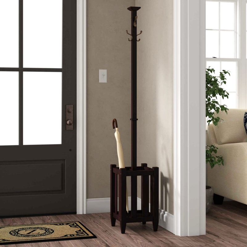 Jance Freestanding 4 - Hook Coat Rack