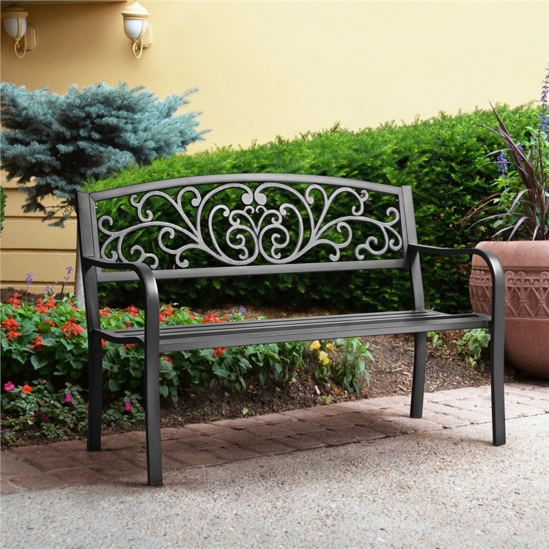 Jean Metal Outdoor Bench