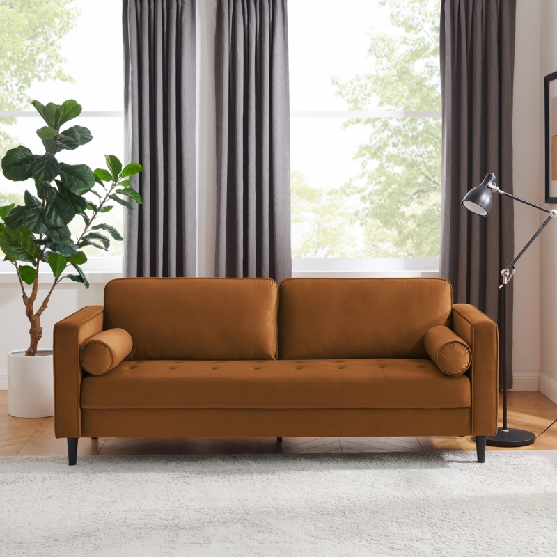 Jeses Minimore Modern Style Zakari 81.5" Mid-Century Modern Design Sofa