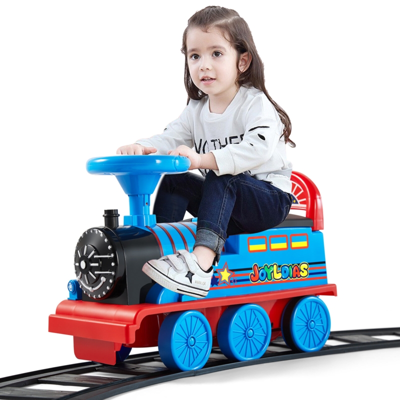 JOYLDIAS 6 Volt Trains Battery Powered Ride On