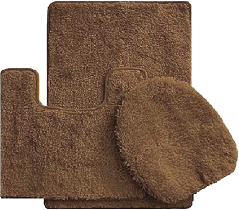Kamoryn Simple Elegance 3 Piece Bath Rug Set