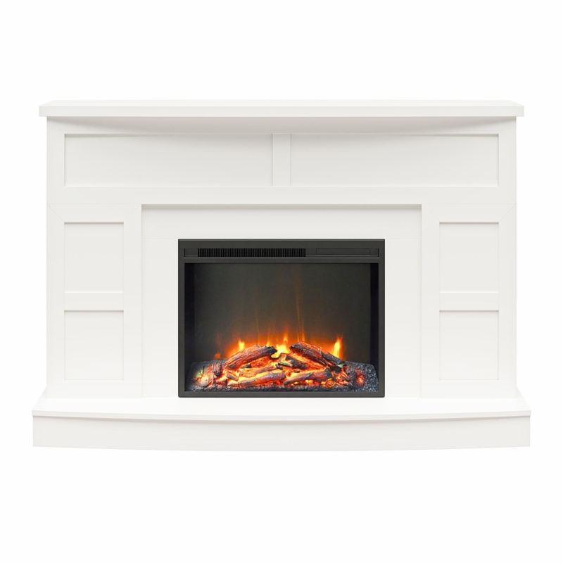 Kaspars 53.5" W Electric Fireplace Mantel