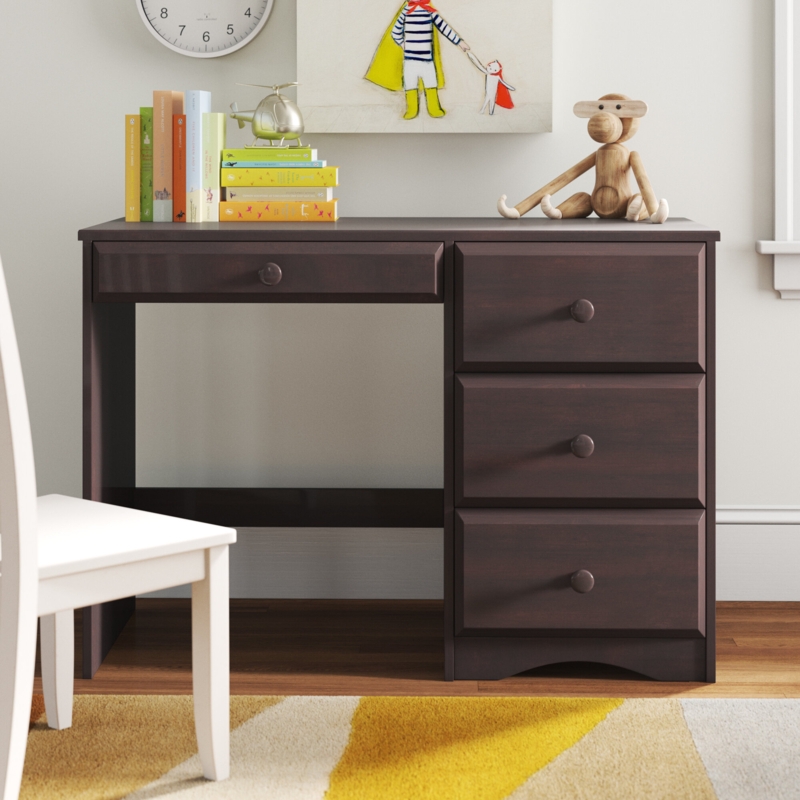 Kellie Solid Wood Writing Desk