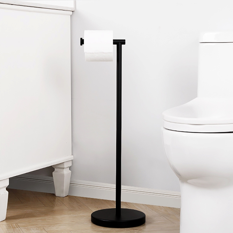 KES Freestanding Toilet Paper Holder with Weighted Base 26" H SUS304 Stainless Steel