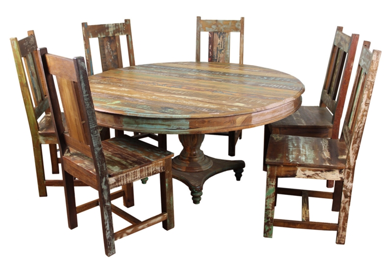 Killingly 7 - Piece Solid Wood Pedestal Dining Set