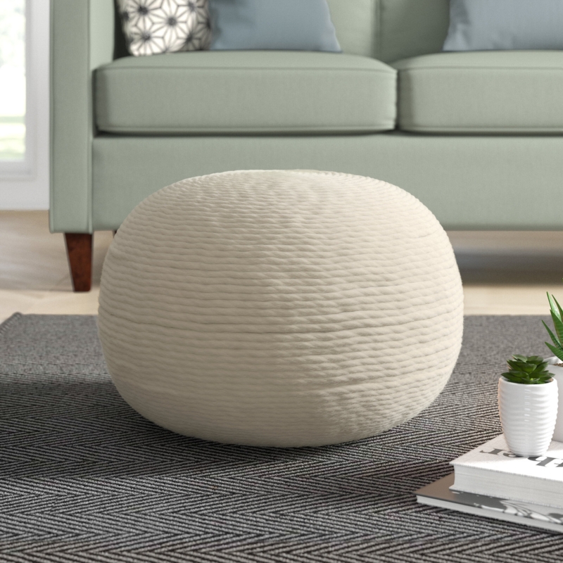 Kristie Upholstered Pouf