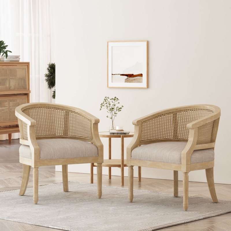 Kurz Upholstered Armchair (Set of 2)
